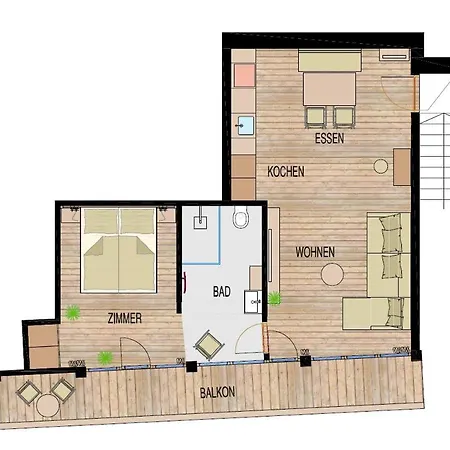 דירה Haus Tannengruen זיפלד אין טירול